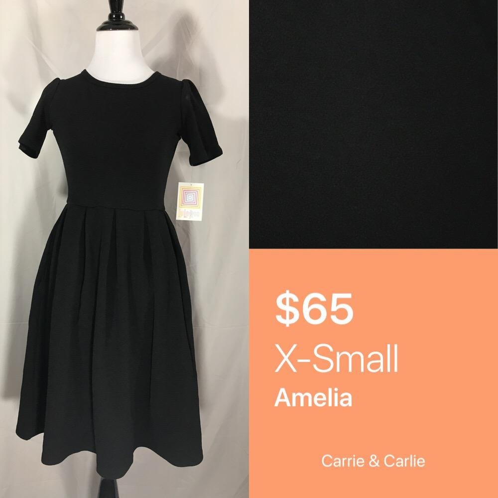NWT LuLaRoe XS Noir Amelia